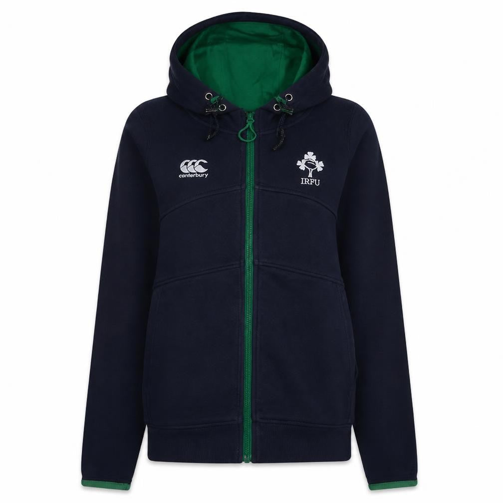Womens UK Size 10 Canterbury Blue Full Zip Hoodie