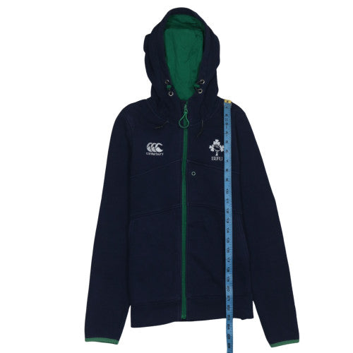 Womens UK Size 10 Canterbury Blue Full Zip Hoodie