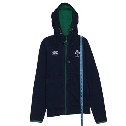 Womens UK Size 10 Canterbury Blue Full Zip Hoodie