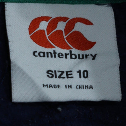 Womens UK Size 10 Canterbury Blue Full Zip Hoodie