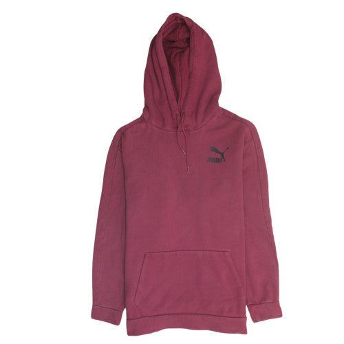 Mens UK Size L PUMA Red Pullover Hoodie