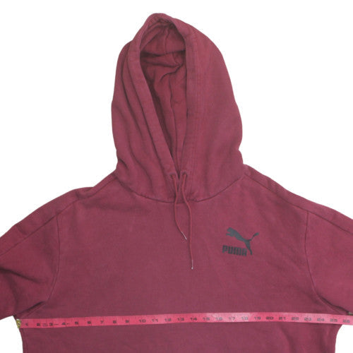 Mens UK Size L PUMA Red Pullover Hoodie