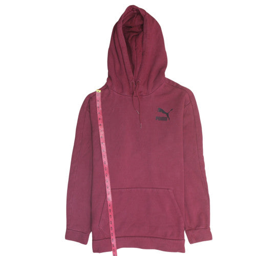 Mens UK Size L PUMA Red Pullover Hoodie