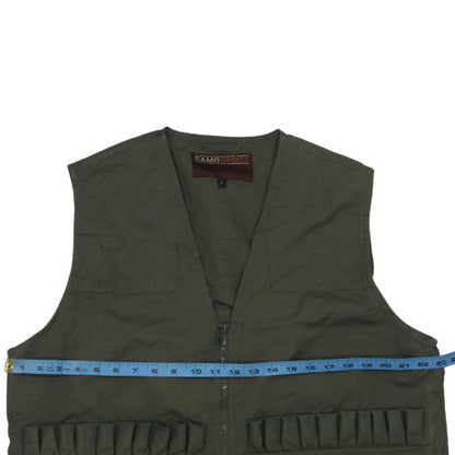 CAMOSPORT Men's Green Outdoor Waistcoat Bodywarmer L Regular Fit