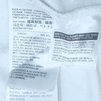 Womens UK Size M Levi's White Pullover Sweatshirt