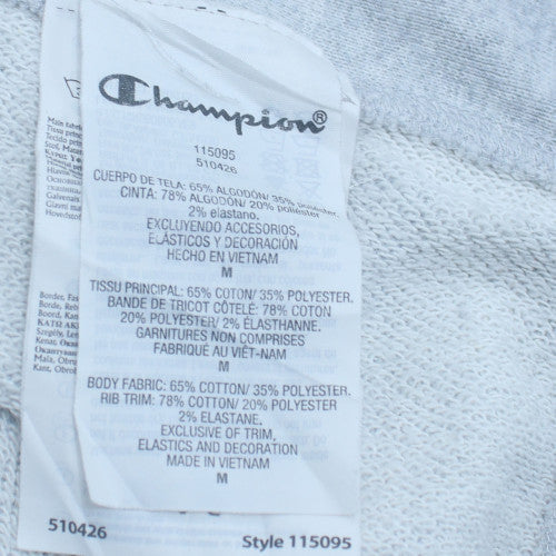 Mens UK Size M Champion Grey Pullover Hoodie