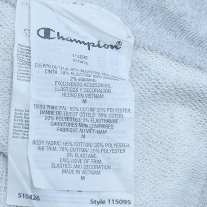 Mens UK Size M Champion Grey Pullover Hoodie