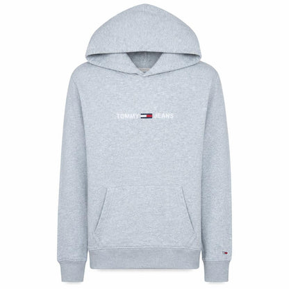 Mens UK Size M Tommy Jeans Grey Pullover Hoodie