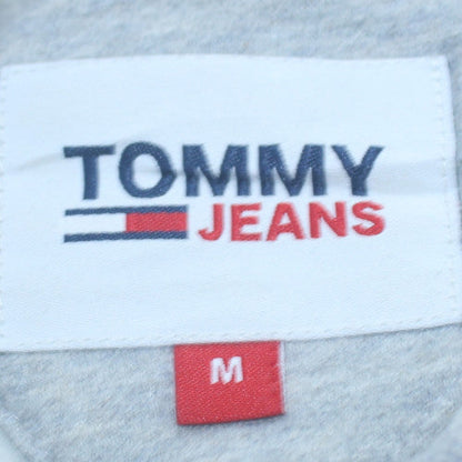 Mens UK Size M Tommy Jeans Grey Pullover Hoodie