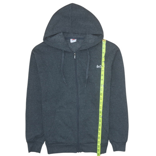 Mens UK Size M Lee Cooper Grey Full Zip Hoodie