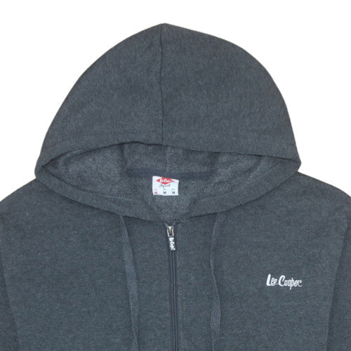 Mens UK Size M Lee Cooper Grey Full Zip Hoodie