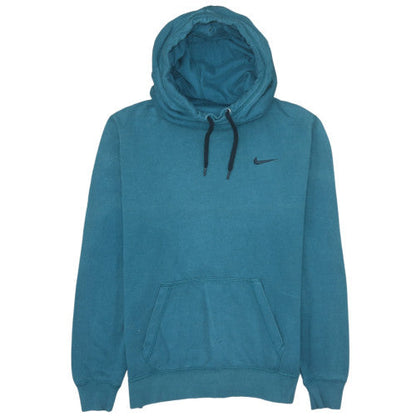 Mens UK Size L Nike Blue Pullover Hoodie