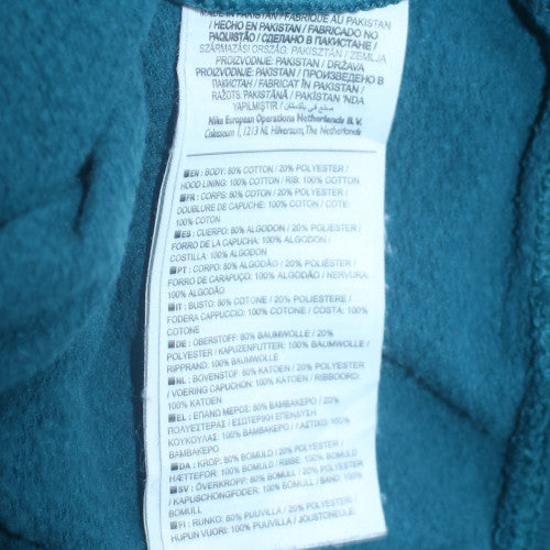 Mens UK Size L Nike Blue Pullover Hoodie
