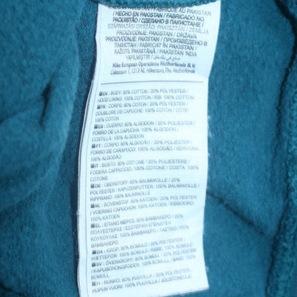 Mens UK Size L Nike Blue Pullover Hoodie