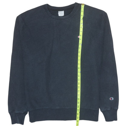 Mens UK Size L Champion Black Pullover Sweatshirt