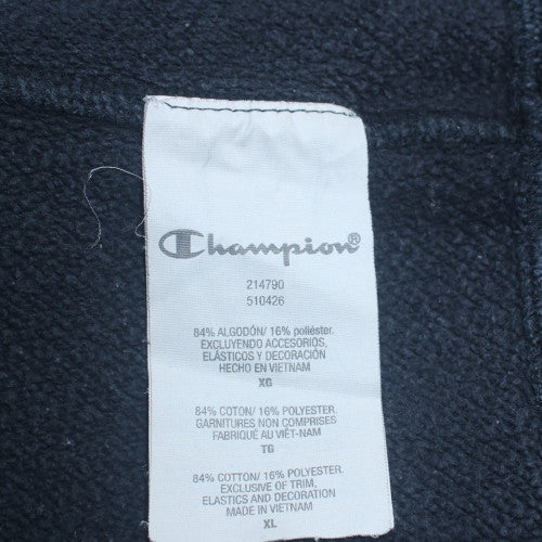 Mens UK Size L Champion Black Pullover Sweatshirt
