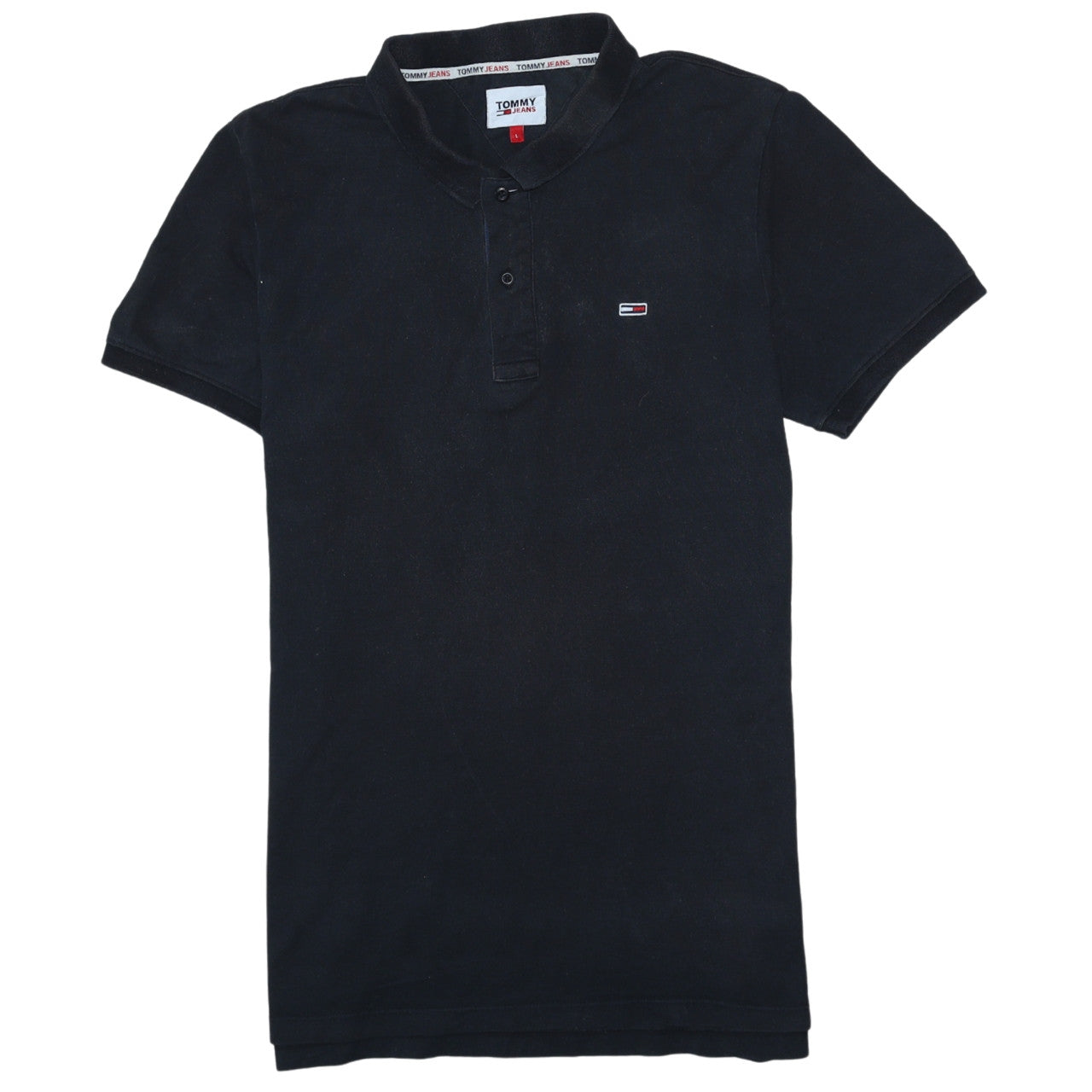 Mens UK Size L Tommy Jeans Cotton Polo Shirt