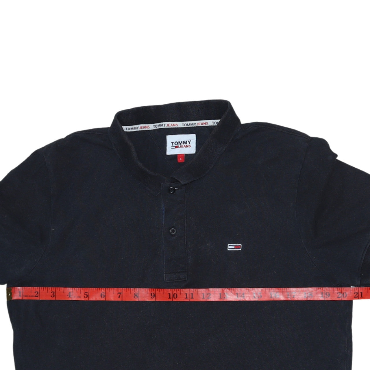 Mens UK Size L Tommy Jeans Cotton Polo Shirt