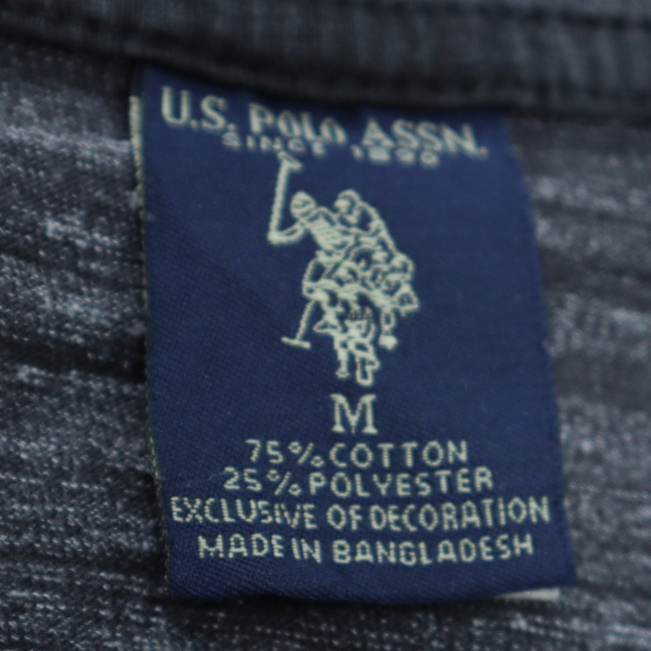 Mens UK Size M U.S. Polo Assn. Grey  T-Shirt