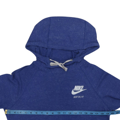 Mens UK Size L Nike Blue Pullover Hoodie