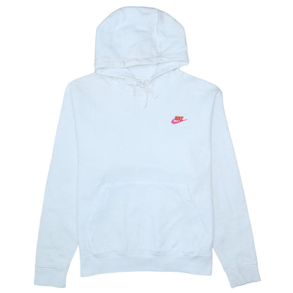 Womens UK Size M Nike White Pullover Hoodie