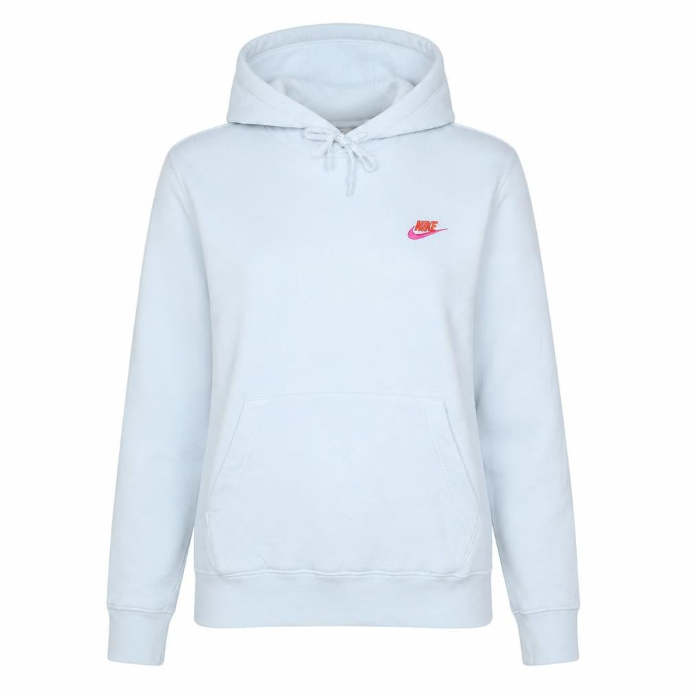Womens UK Size M Nike White Pullover Hoodie