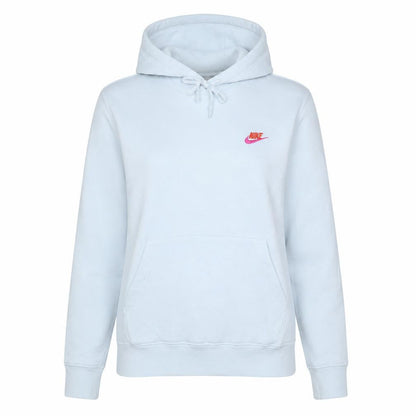 Womens UK Size M Nike White Pullover Hoodie