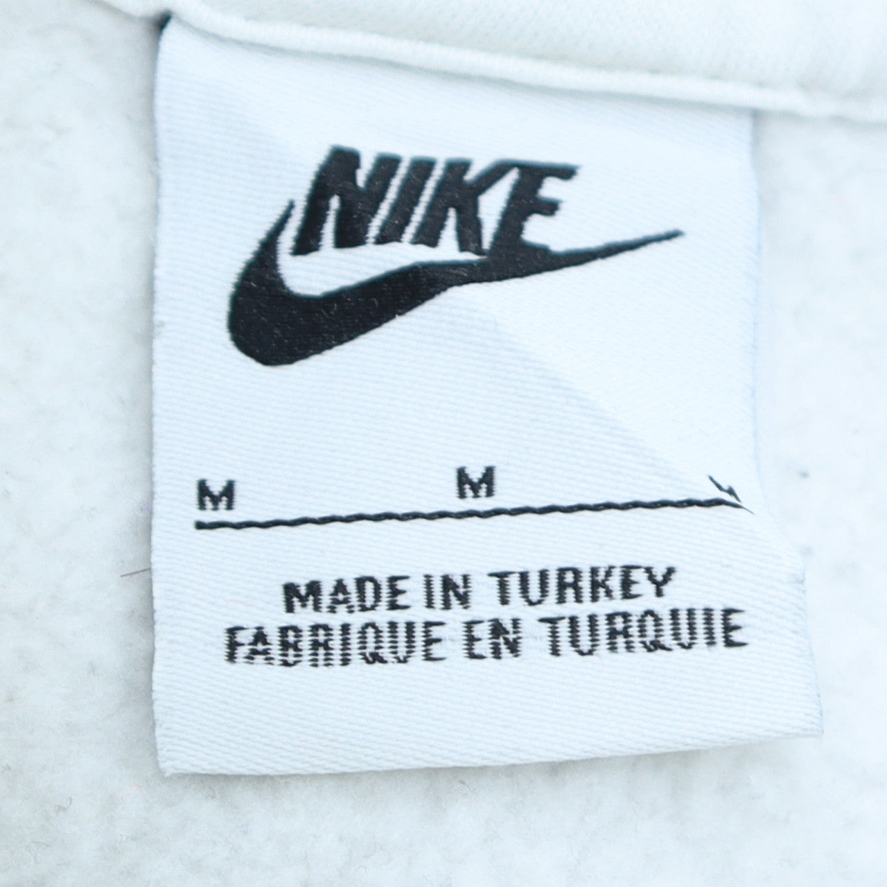 Womens UK Size M Nike White Pullover Hoodie