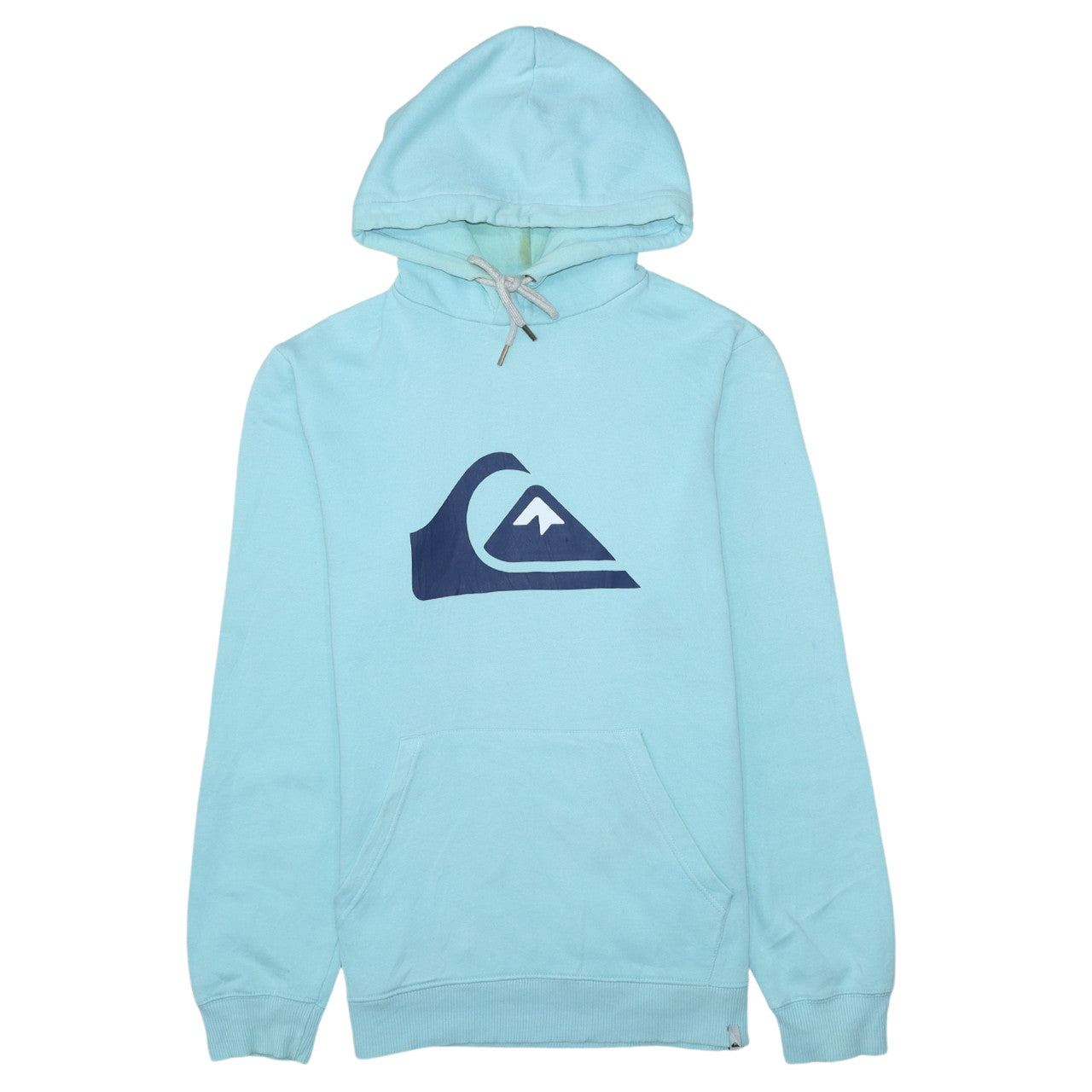 Mens UK Size S Quiksilver Blue Pullover Hoodie