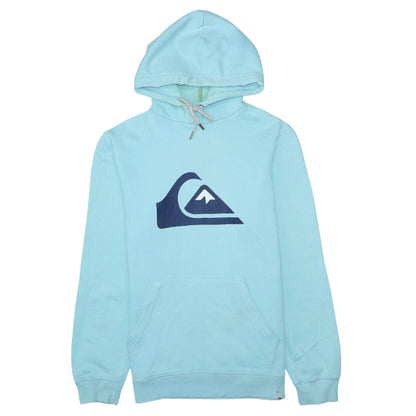 Mens UK Size S Quiksilver Blue Pullover Hoodie