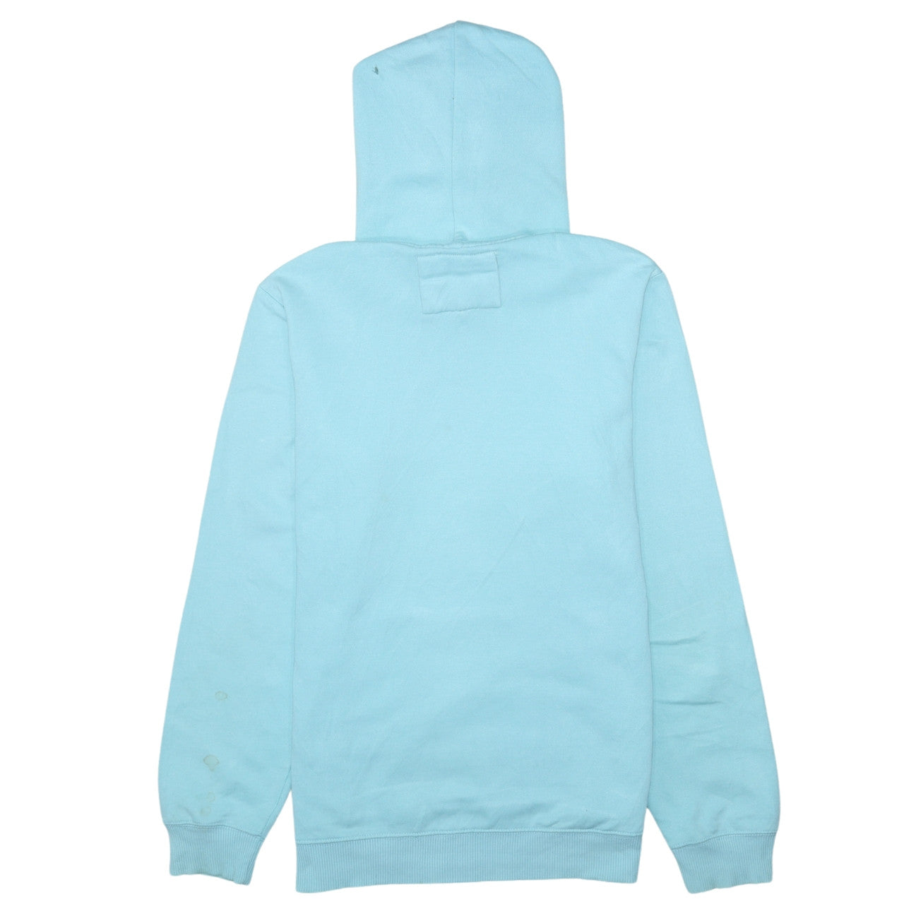 Mens UK Size S Quiksilver Blue Pullover Hoodie