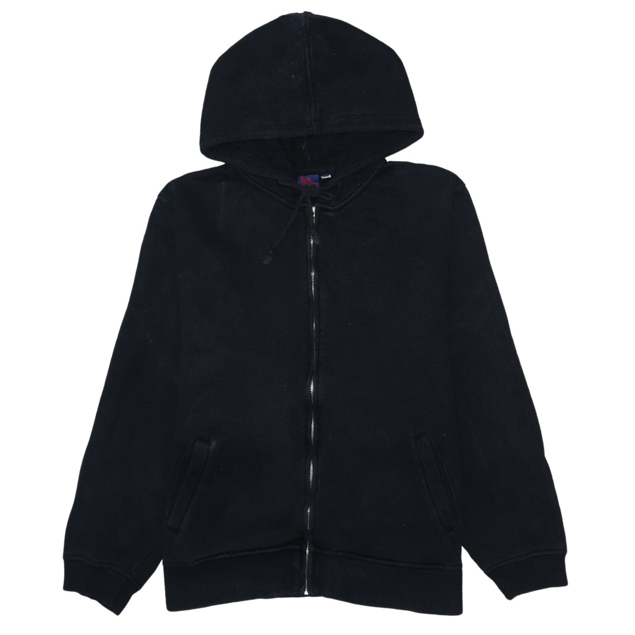 Mens UK Size L Lonsdale Black Full Zip Hoodie