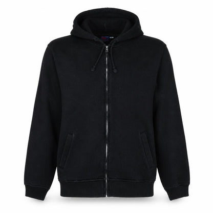 Mens UK Size L Lonsdale Black Full Zip Hoodie
