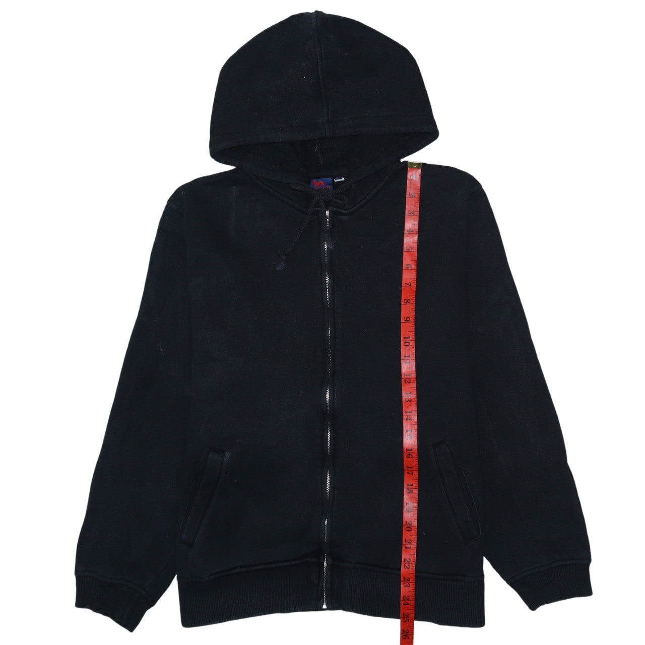 Mens UK Size L Lonsdale Black Full Zip Hoodie