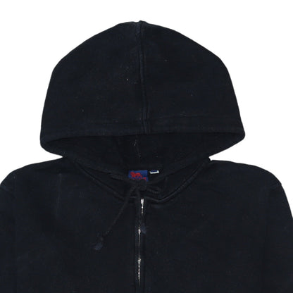 Mens UK Size L Lonsdale Black Full Zip Hoodie