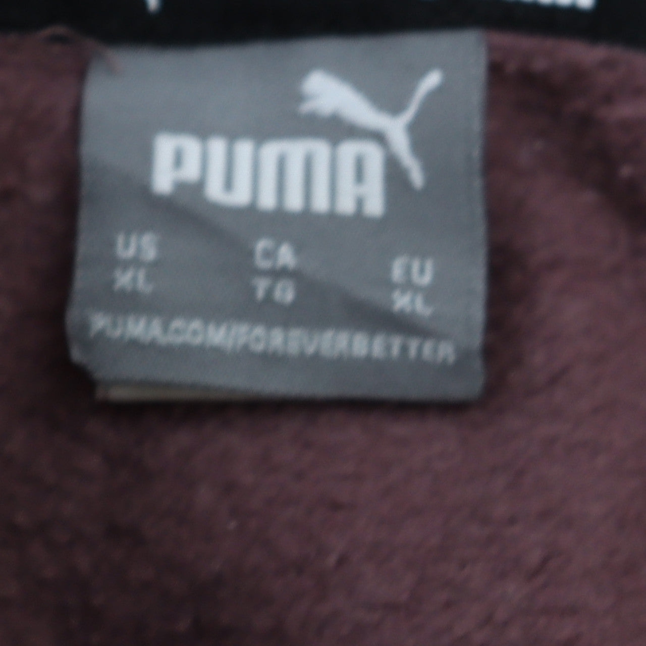 Boys UK Size XL PUMA Purple Pullover Hoodie