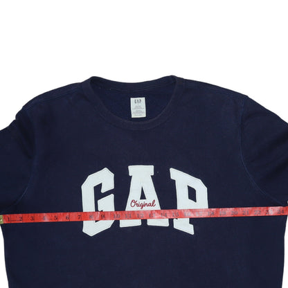 Mens UK Size L Gap Blue Pullover Sweatshirt
