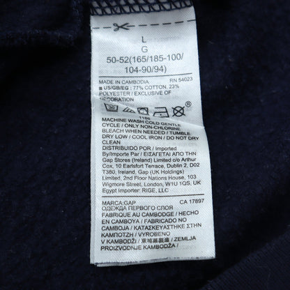 Mens UK Size L Gap Blue Pullover Sweatshirt