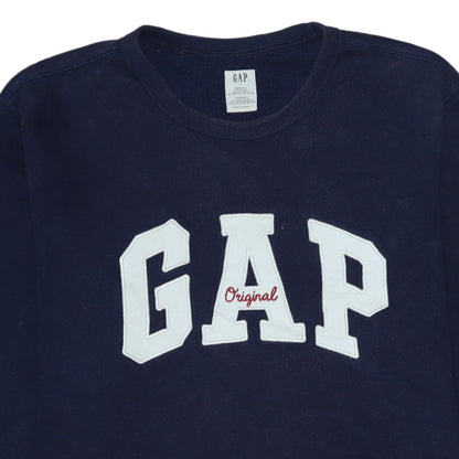Mens UK Size L Gap Blue Pullover Sweatshirt