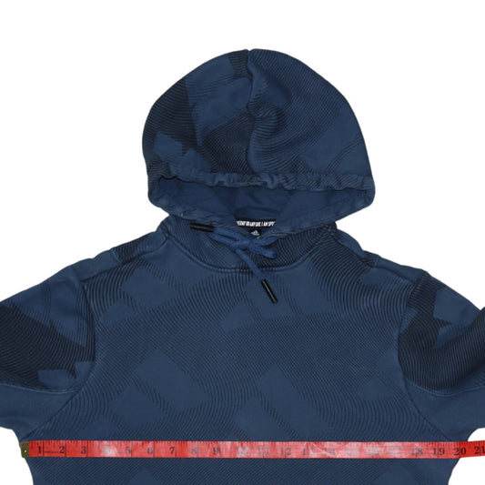 Mens UK Size XS adidas Blue Pullover Hoodie