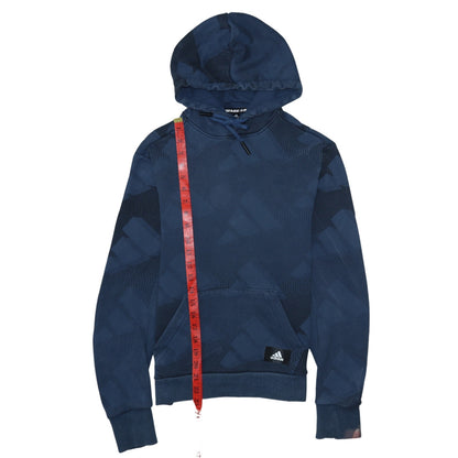 Mens UK Size XS adidas Blue Pullover Hoodie