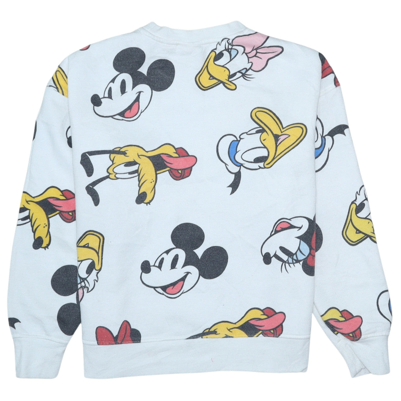 Womens UK Size XS Disney White Pullover Sweatshirt