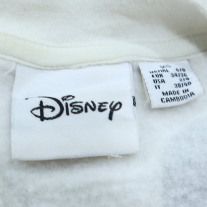 Womens UK Size XS Disney White Pullover Sweatshirt
