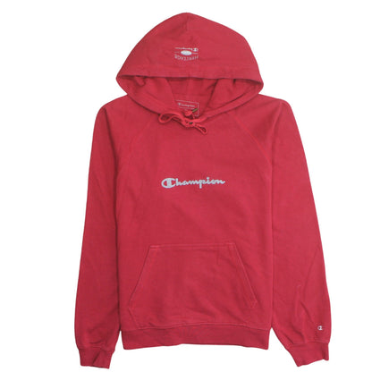 Mens UK Size XL Champion Red Pullover Hoodie