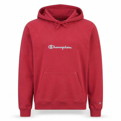 Mens UK Size XL Champion Red Pullover Hoodie