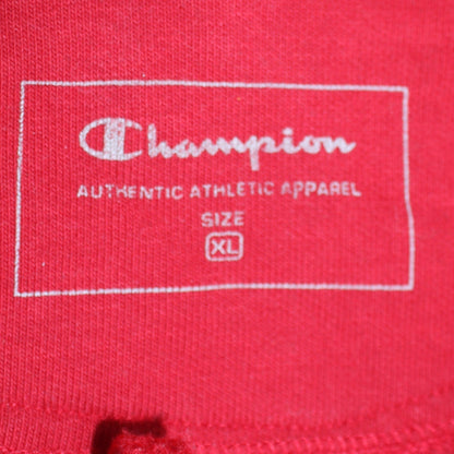 Mens UK Size XL Champion Red Pullover Hoodie