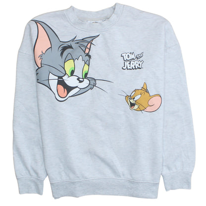 Womens UK Size L Primark Grey Pullover Sweatshirt