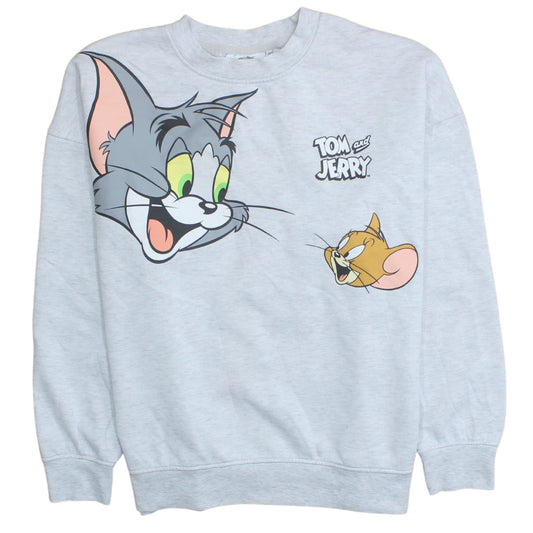 Womens UK Size L Primark Grey Pullover Sweatshirt