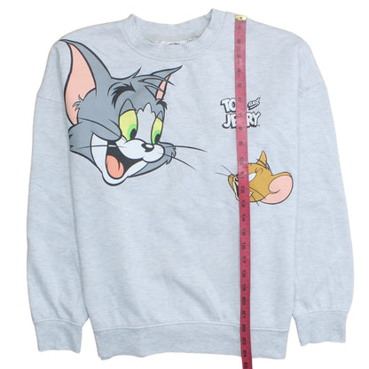 Womens UK Size L Primark Grey Pullover Sweatshirt