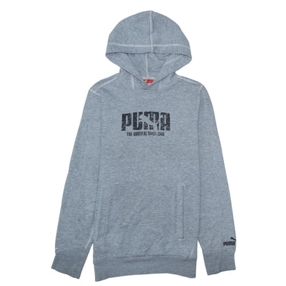 Boys UK Size 12 Years PUMA Grey Pullover Hoodie